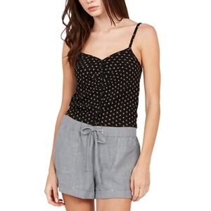 Volcom Juniors Sunscaper Sleeveless Printed Camisole Size Medium Skater Girl Top